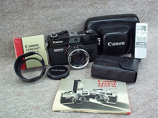 キャノネットＧ－ⅢＱＬ１７ブラック　８６７５８６ 販売