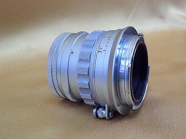 ズミクロン固定鏡胴　Ｆ２．０　５ｃｍ　ライカＭマウント　１４４７８３６　写真　後ろ横