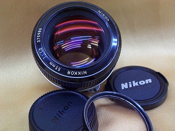 ニッコールＡｉ改　Ｆ１．２　５５ｍｍ　３７５９８６　写真　前