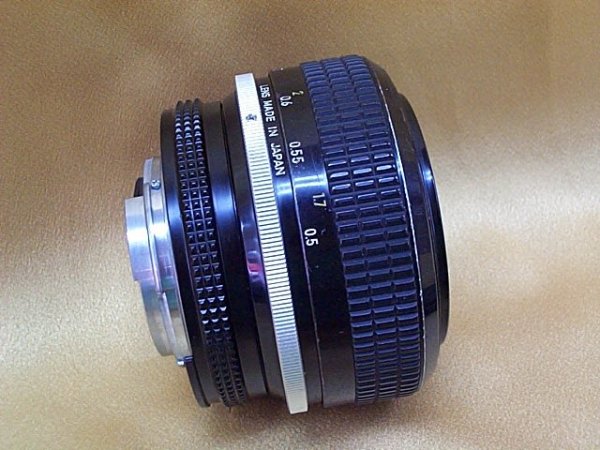 ニッコールＡｉ改　Ｆ１．２　５５ｍｍ　３７５９８６　写真　横