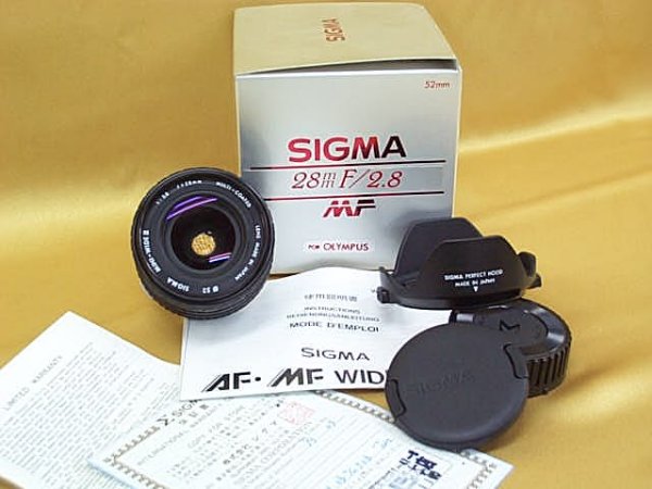 シグマ　ミニワイドⅡ　Ｆ２．８　２８ｍｍ　オリンパスＯＭマウント　５１２５１９１　写真　全体